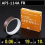 ポリイミド粘着テープ API-114A FR 厚さ0.06mm 幅19mm 長さ10m　中興化成